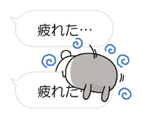 Restless rabbit(Balloon ver.) sticker #10639812