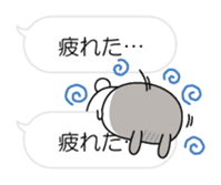 Restless rabbit(Balloon ver.) sticker #10639812