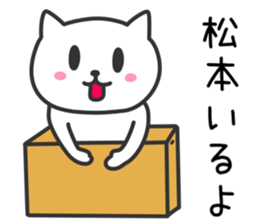Cat for MATSUMOTO sticker #10640144
