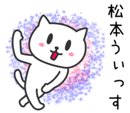 Cat for MATSUMOTO sticker #10640154