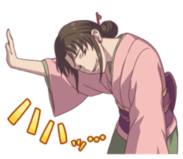Hanasaku iroha sticker #10640634