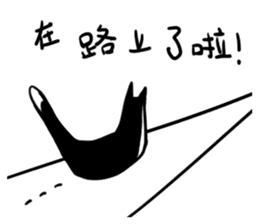 Annoying Cat #3 I'm Waittting for YOU! sticker #10642380