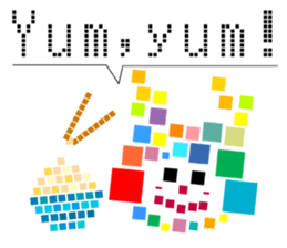 Super colorful sticker #10642404