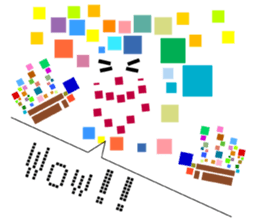 Super colorful sticker #10642412