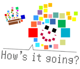 Super colorful sticker #10642425