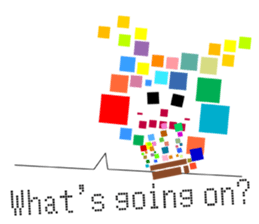 Super colorful sticker #10642426