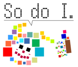 Super colorful sticker #10642435