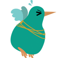 Kiwi Birds sticker #10643423