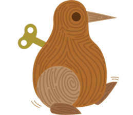 Kiwi Birds sticker #10643437
