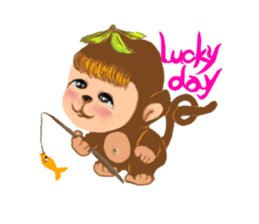 Innocent Monkey sticker #10643930
