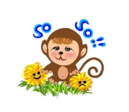 Innocent Monkey sticker #10643932