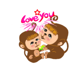 Innocent Monkey sticker #10643936