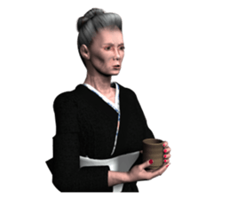 japan's old woman 2 sticker #10644044