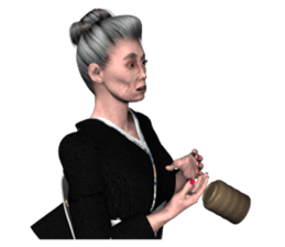 japan's old woman 2 sticker #10644048