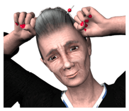 japan's old woman 2 sticker #10644054