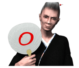 japan's old woman 2 sticker #10644064