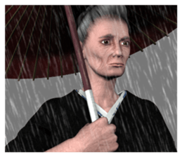 japan's old woman 2 sticker #10644067