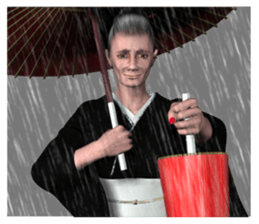 japan's old woman 2 sticker #10644068