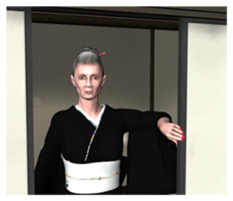 japan's old woman 2 sticker #10644070