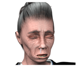 japan's old woman 2 sticker #10644075