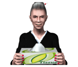 japan's old woman 2 sticker #10644076