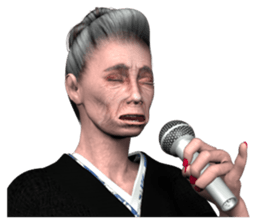 japan's old woman 2 sticker #10644077