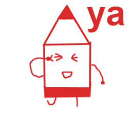 crayons people sticker #10644241