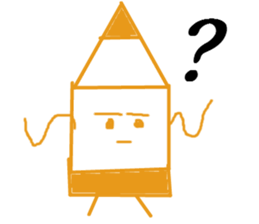 crayons people sticker #10644259