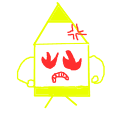 crayons people sticker #10644278