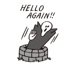 Death, then Partly Cat sticker #10644643