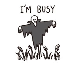 Death, then Partly Cat sticker #10644646