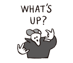 Death, then Partly Cat sticker #10644648