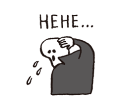 Death, then Partly Cat sticker #10644650