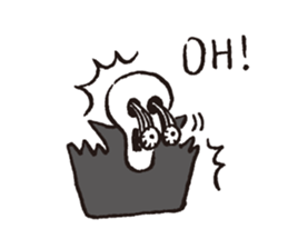 Death, then Partly Cat sticker #10644653