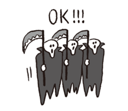 Death, then Partly Cat sticker #10644660