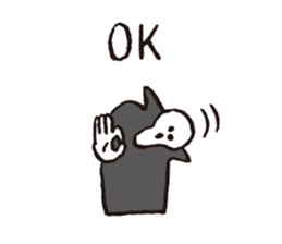 Death, then Partly Cat sticker #10644661