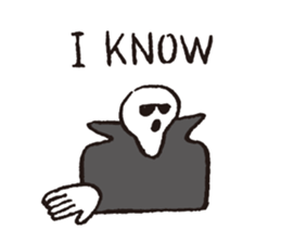 Death, then Partly Cat sticker #10644663