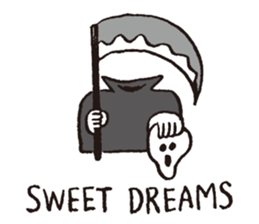 Death, then Partly Cat sticker #10644675