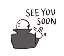 Death, then Partly Cat sticker #10644677