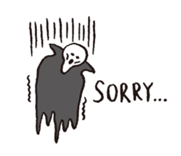 Death, then Partly Cat sticker #10644678