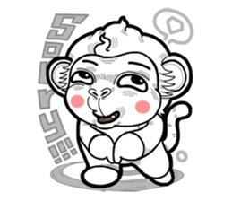 with monkey sticker #10644739