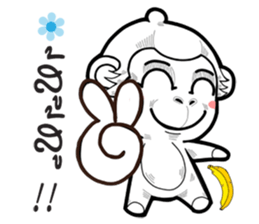 with monkey sticker #10644747