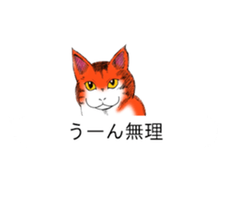 Cat covered balloon sticker #10644973