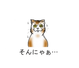 Cat covered balloon sticker #10644980