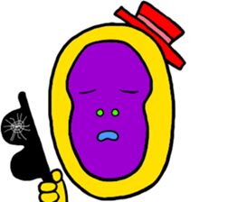 Gorilla and Afro3 sticker #10645045