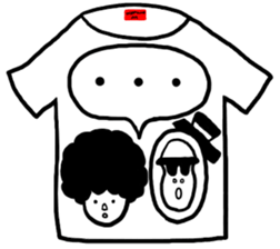 Gorilla and Afro3 sticker #10645057