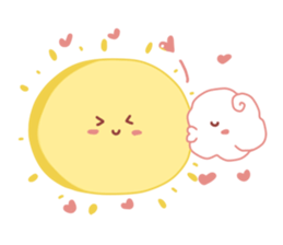 Cute Pink Weather sticker #10645129