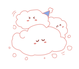 Cute Pink Weather sticker #10645143