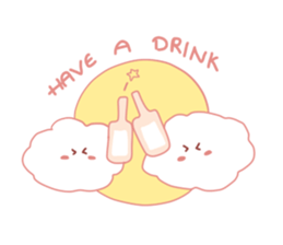 Cute Pink Weather sticker #10645154