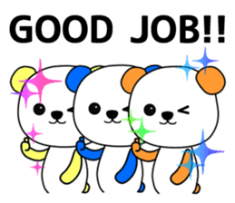 Pandas are Japanese idol geeks !! sticker #10646698